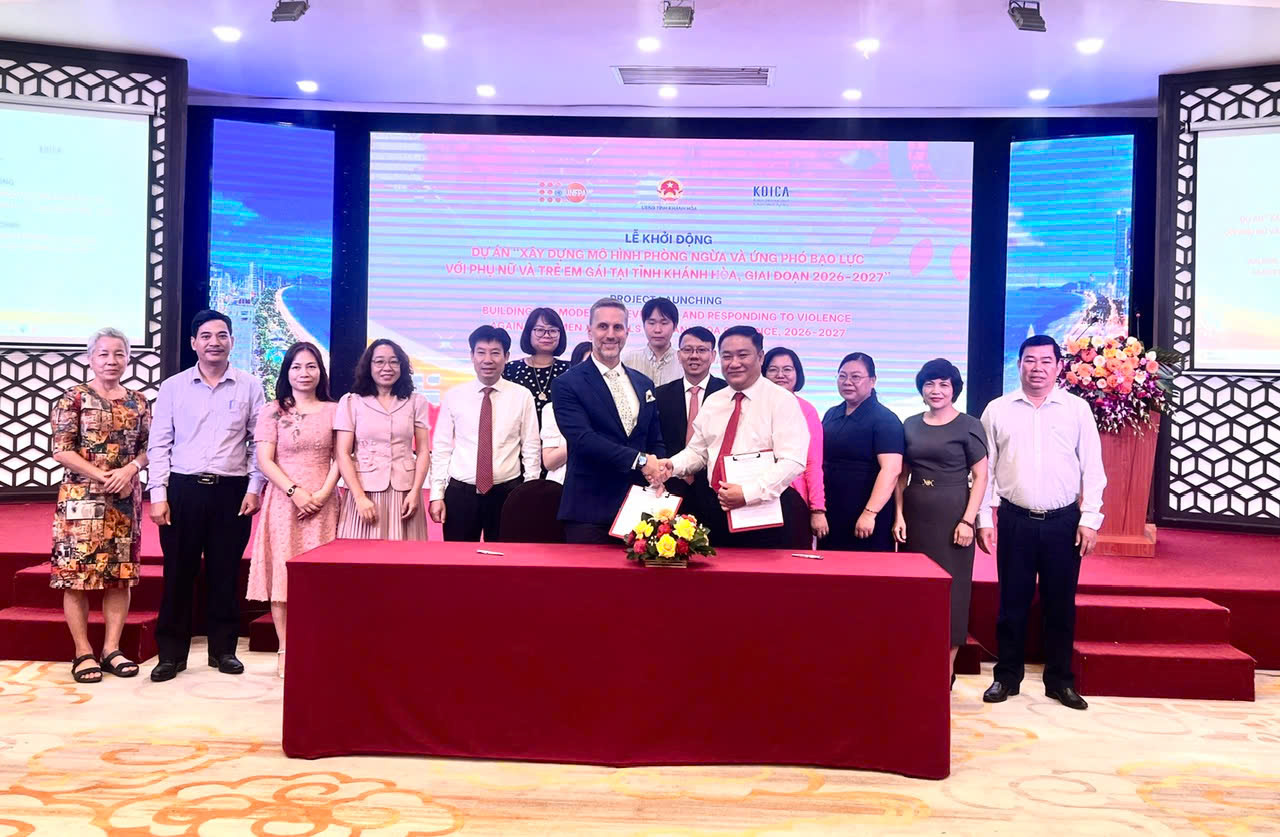 Khánh Hòa khởi động Dự án “Xây dựng mô hình phòng ngừa và ứng phó bạo lực đối với phụ nữ và trẻ em gái giai đoạn 2026 - 2027”